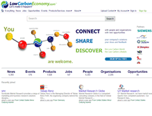 Tablet Screenshot of lowcarboneconomy.com